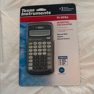 Texas Instruments TI-30Xa Scientific Calculator - Black/White